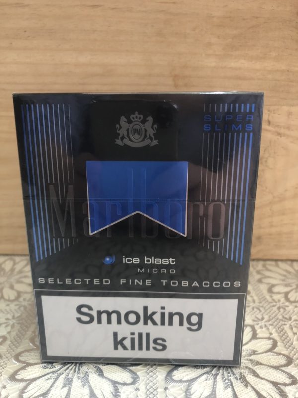Marlboro Ice Blast Micro Super Slim ( 1 เม็ดบีบ)